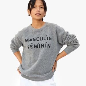 Clare V Masculine Feminine Sweatshirt